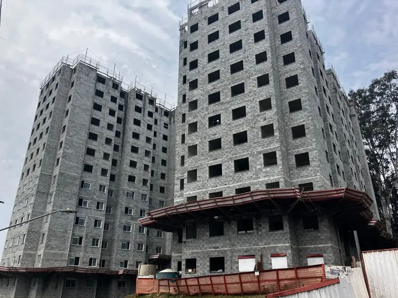 Edifício em alvenaria estrutural de bloco de concreto